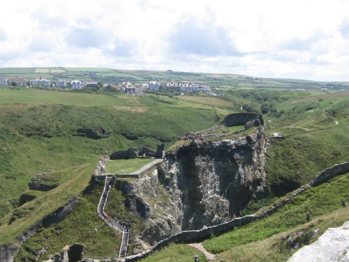 the ruins of Tintagel