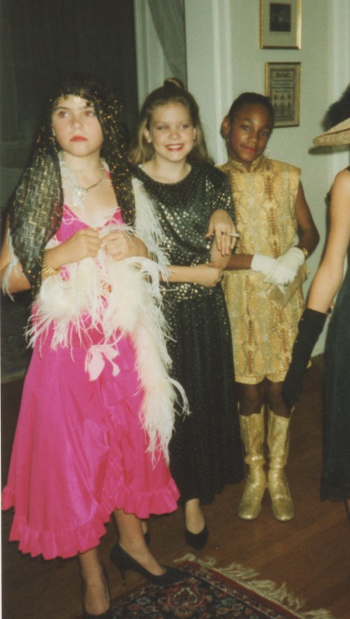 I think daughter #1 and friends look every bit as "sophisticated'' as many of the Hollywood wannabees, don't you?