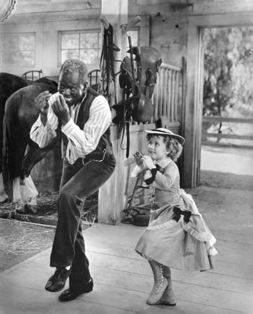 Bill Robinson and Shirley Temple in 