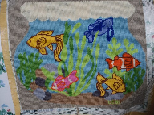 fish needlepoint