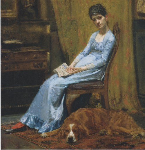 Thomas Eakins' "The Artist's Wife and His Setter"