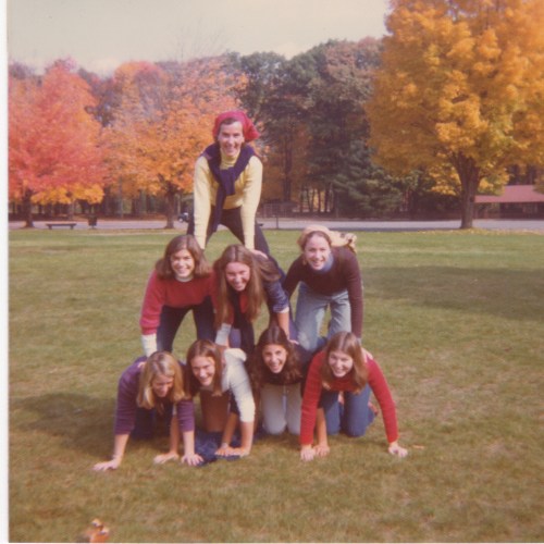 I am in the middle row on the left in the pink sweater.