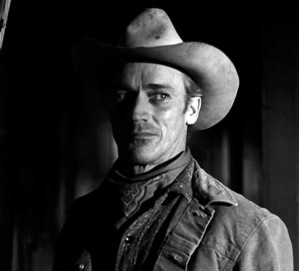 The cowboy in the background--Farnsworth was the real deal..