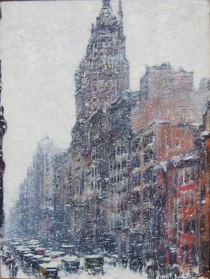 Childe Hassam, "Heckscher Tower"