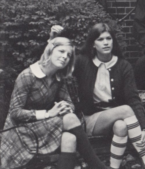 Striped knee socks were cool! Really.
