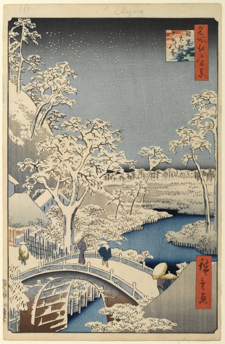 Hiroshige, Bridge in Snow