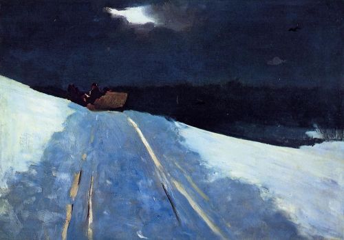 Winslow Homer, "Sleigh Ride"