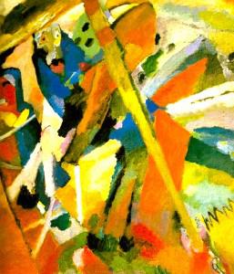 'St. George and the Dragon', by Wassily Kandinsky, 1911