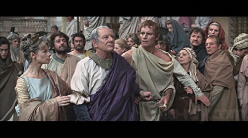 with John Gielgud as Caesar
