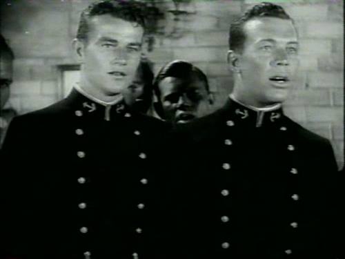 Here they are in "Salute" (1929)--their first movie together. They appeared with fellow team members of the whole USC football team