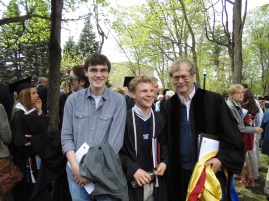 brothers and a favorite prof