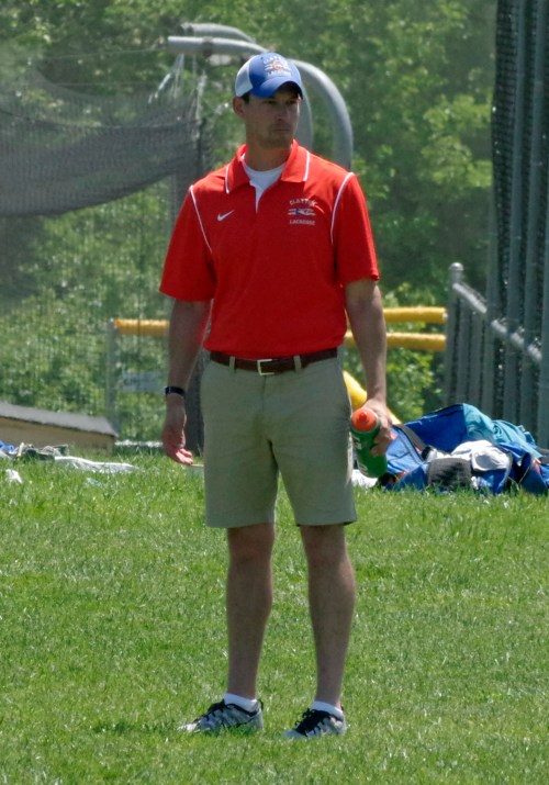 Coach Compton restrains himself