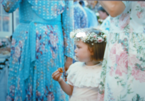 the original is in focus and belongs in a bridal magazine