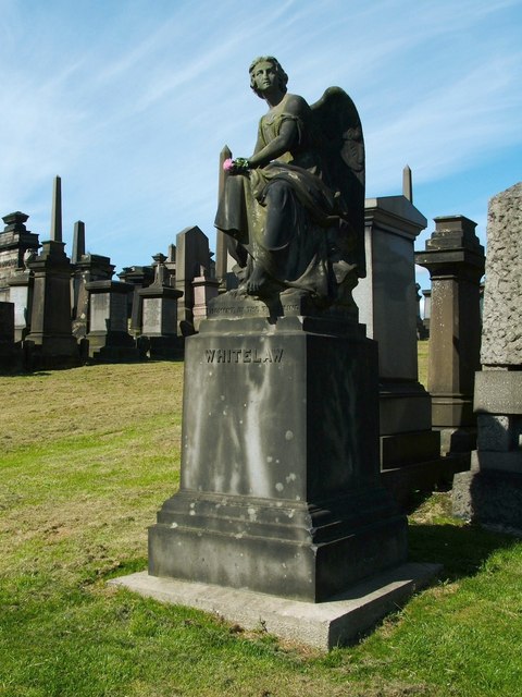 The famous Whitelaw monument in the Glasgow Necropolis features the scripture from I Corinthians around its base.