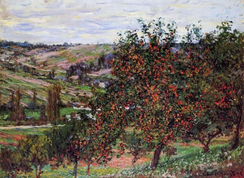 Claude Monet, 1878 "Apple Trees in Bloom at Vetheuil"