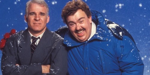 Steve Martin and John Candy for Planes, Trains & Automobiles.