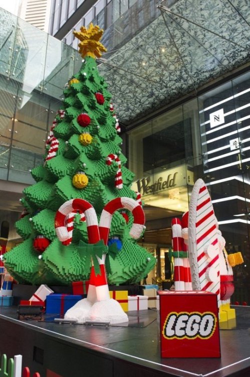 LEGO Christmas tree in Sydney, Australia