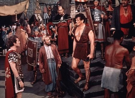 Here he is being bought as a slave by Richard Burton.