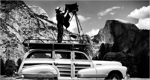 Ansel Adams in Yosemite 1942