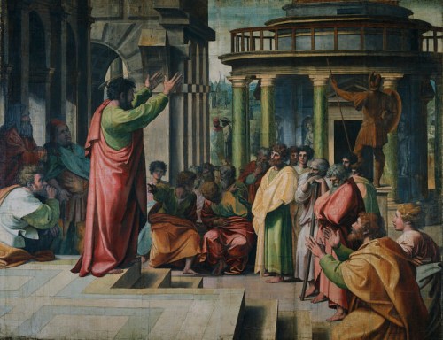 "St. Paul Preaching in Athens" by Raphael