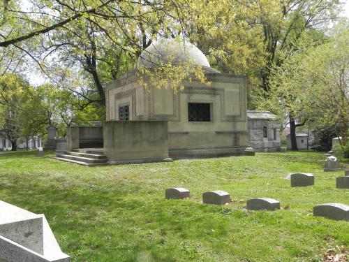 The Wainwright mausoleum designed by Louis Sullivan.
