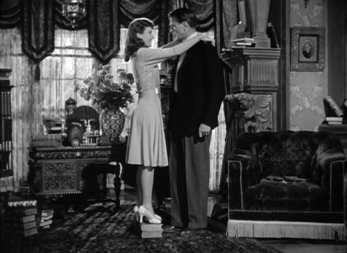 Barbara Stanwyk and Gary Cooper in "Ball of Fire"