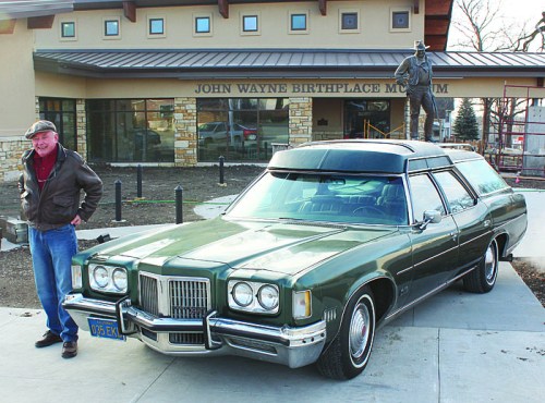 Downes_with_John_Wayne's_Car