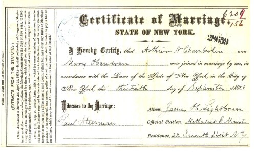 May Hendren Marriage