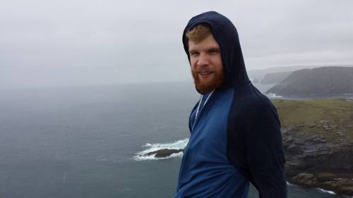 Chris looking appropriately Arthurian