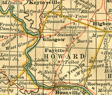 Howard-County-Missouri-map