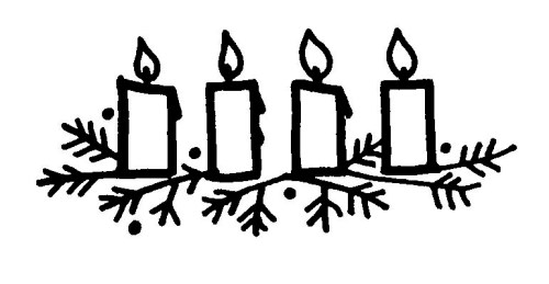 four Advent candles