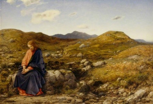 "Man of Sorrows" by William Dyce (1806--1864)