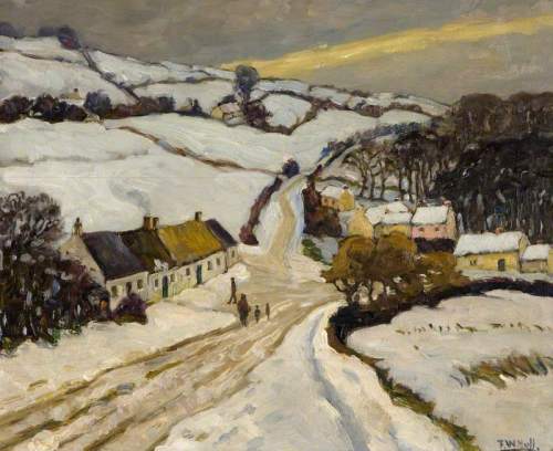 Hull, Frederick W.; Winter above Ligoniel; National Museums Northern Ireland; http://www.artuk.org/artworks/winter-above-ligoniel-122191