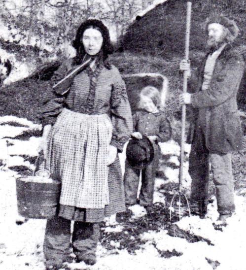 American Farm Yard in Winter, 1867. Wisconsin, by George T. Lindeman..jpg