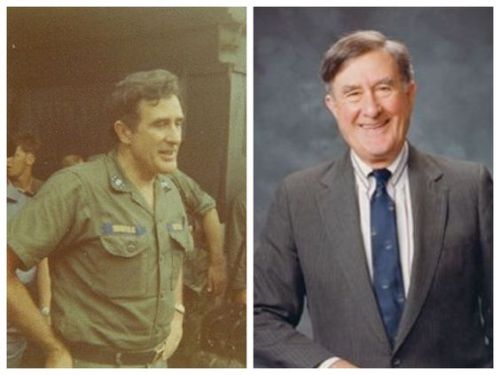 Chafee as a Marine and as a Senator