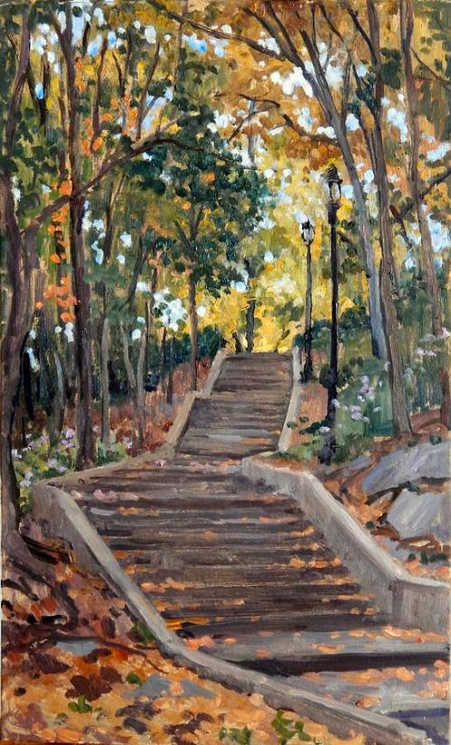 isham-park-steps-new-york-autumn-thor-wickstrom
